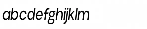 Aloevera sans Condensed Regular Italic