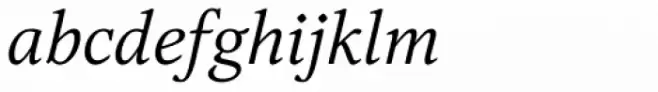 Alphabet Asri Italic