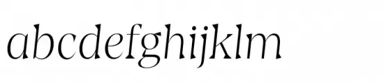 Amarga Extra Light Italic