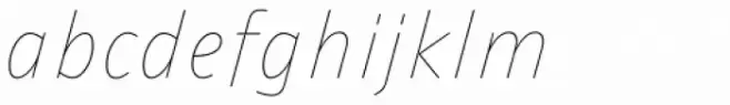 Ambiguity Thrift Thin Italic
