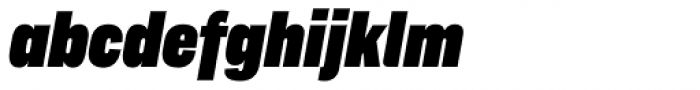 Americane Condensed Black Italic