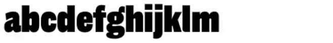 Americane Condensed Black