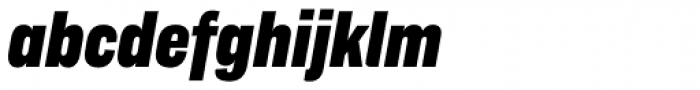 Americane Condensed Heavy Italic