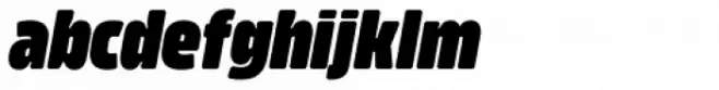Amfibia Black Narrow Italic
