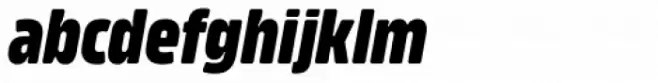 Amfibia Extra Bold Narrow Italic