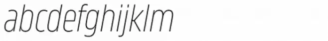 Amfibia Thin Narrow Italic