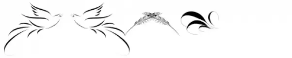 Amour Script  Ornament