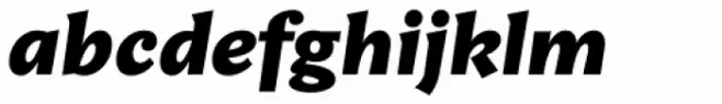 Amphibia Extra Bold Italic