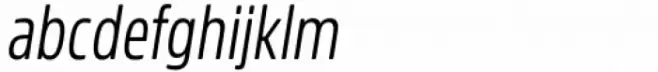Amsi Pro AKS Condensed Light Italic