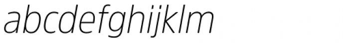 Amsi Pro Narrow ExtraLight Italic
