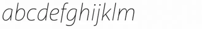 Anago Thin Italic