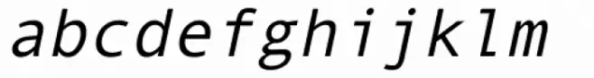Andale Mono WGL Italic