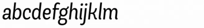 Andes Condensed Book Italic