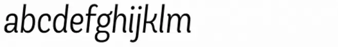 Andes Condensed Light Italic