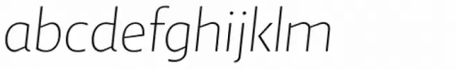 Andrew Samuels Thin Italic