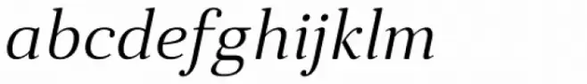 Anglecia Pro Text Light Italic
