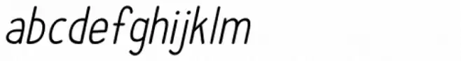 Angry Ronin Light Italic