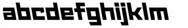 Angulosa M.8 Black Expanded Italic