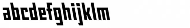 Angulosa M.8 Bold Condensed Italic