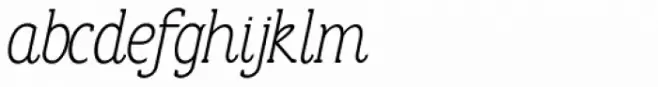 Anicon Slab Extra Light Italic