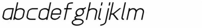 Anikka Sans Light Italic