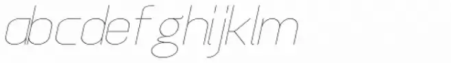 Anikka Sans UltraLight Italic