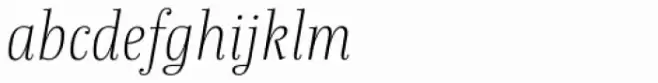 Anne Bonny ExtraLight Italic