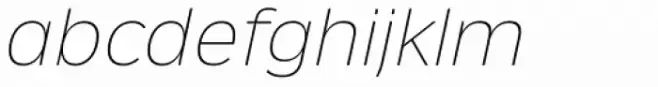 Ansage Thin Italic