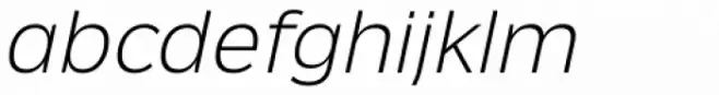 Ansage XLight Italic