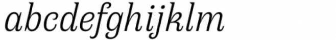 Antica Light Italic