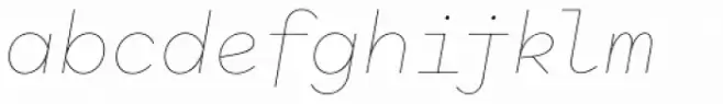 Antikor Family tx Hairline Italic