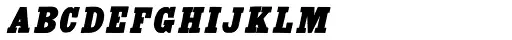 Antique X Condensed Italic