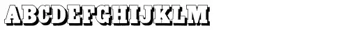 Antique X Condensed Shadow