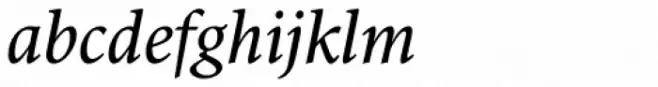 Antium SemiCondensed Italic