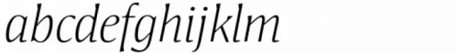 Antonia H1 Light Italic