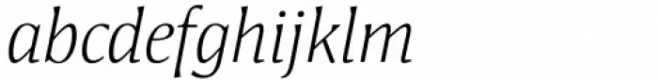 Antonia H2 Light Italic