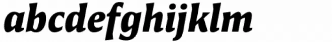 Antonia H3 Heavy Italic