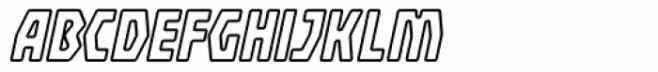 Anvil Outline Italic