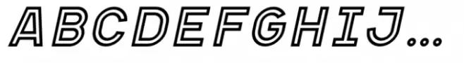 Apice Light Outline Italic
