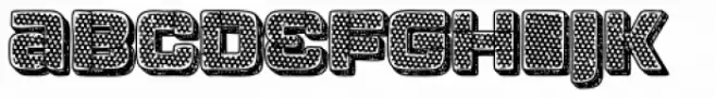 Apnea Outline 3D Inline Fill Reverse Halftone Shading