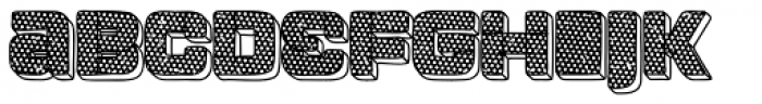 Apnea Outline 3D Reverse Halftone