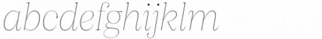 Apparel Display Thin Italic
