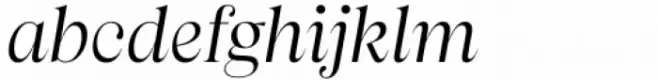 Apparel Regular Italic