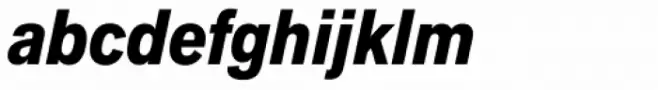Applied Sans Condensed Black Italic
