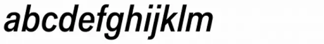 Applied Sans Condensed Medium Italic