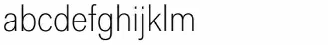 Applied Sans Condensed Ultra Light