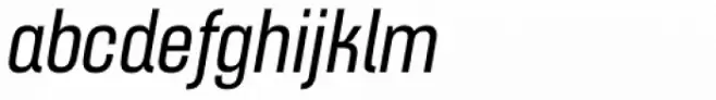 Apron Condensed Book Italic