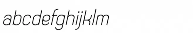 Aqueo Thin Italic