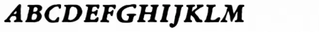 Archive Garamond Exp Bold Italic