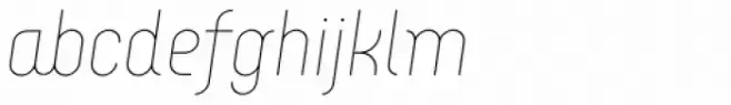 Arcus ExtraLight Italic